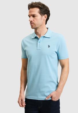 Erkek Mavi Basic Tişört - 50322347065