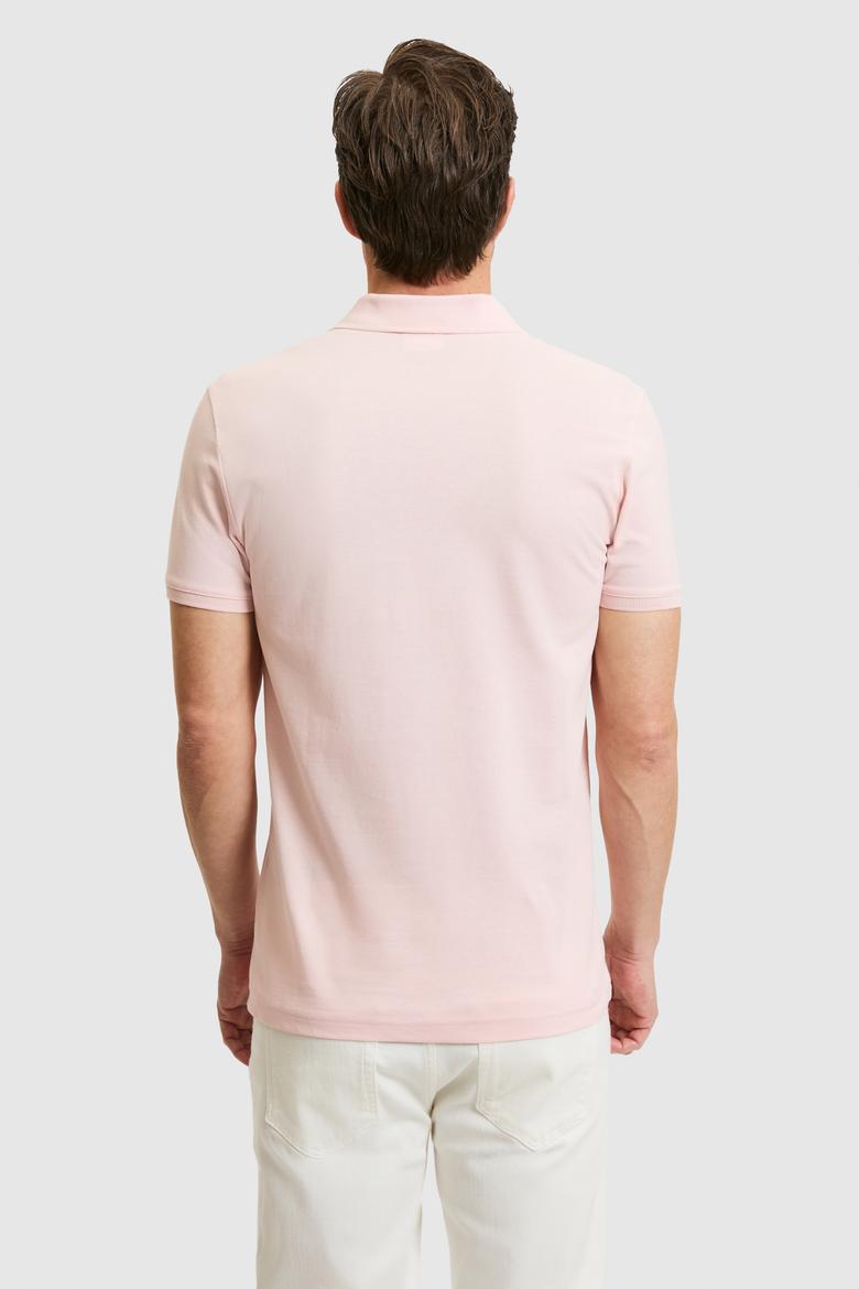 Erkek Açık Pembe Basic Tişört - 50322347141