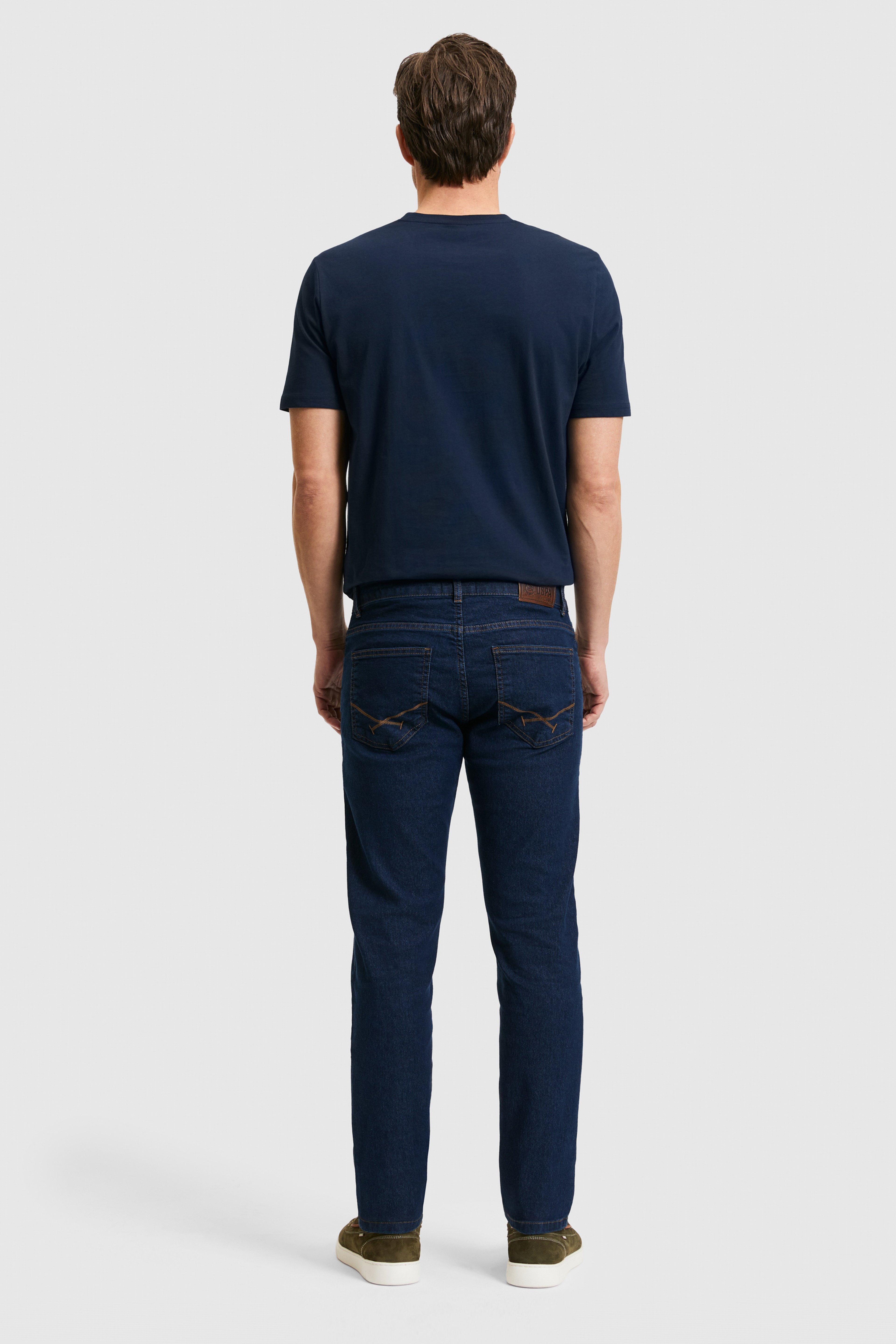 Erkek Mavi Slim Fit Jean Pantolon - Image 5