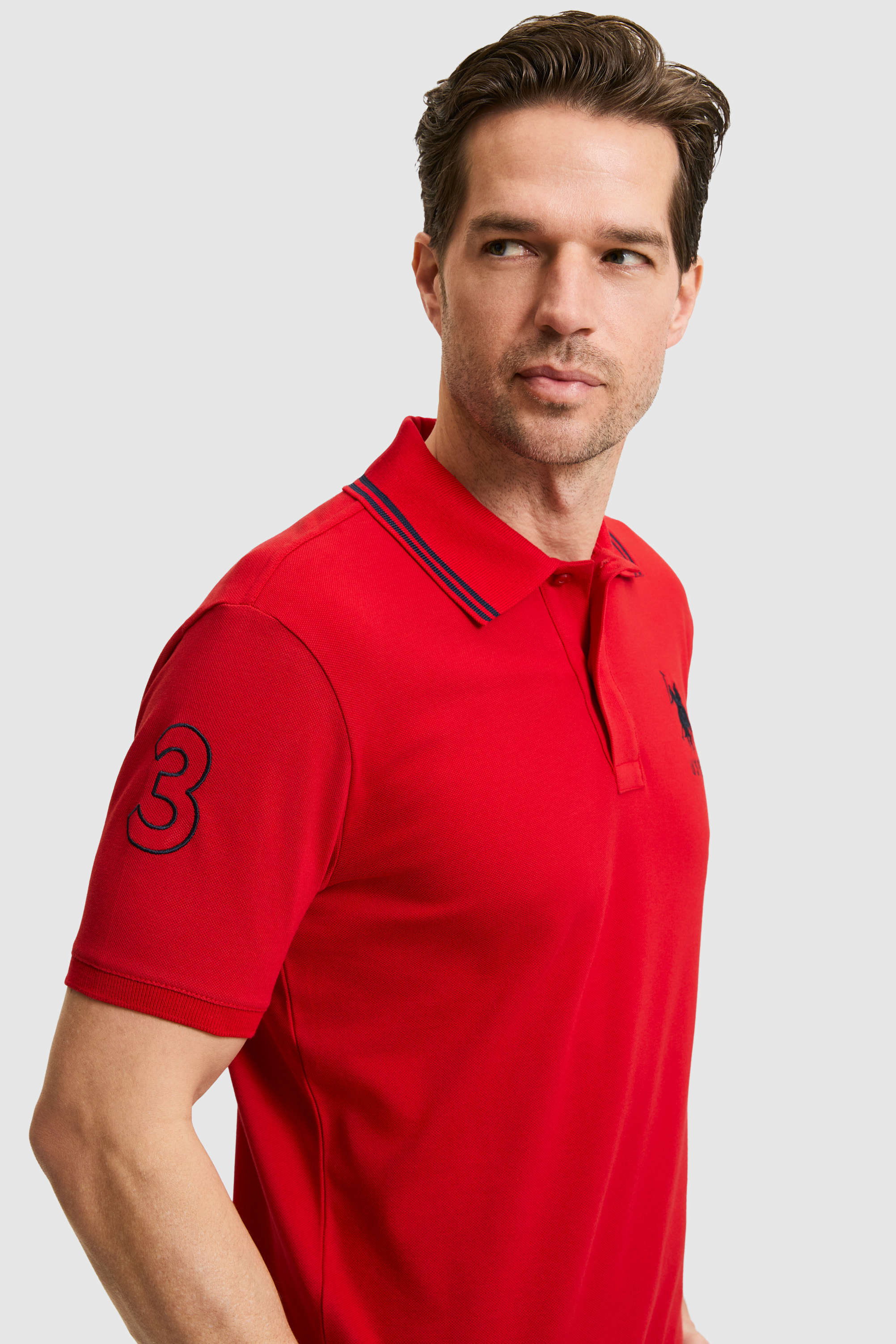 Erkek Kırmızı Basic Tişört - 50322384019