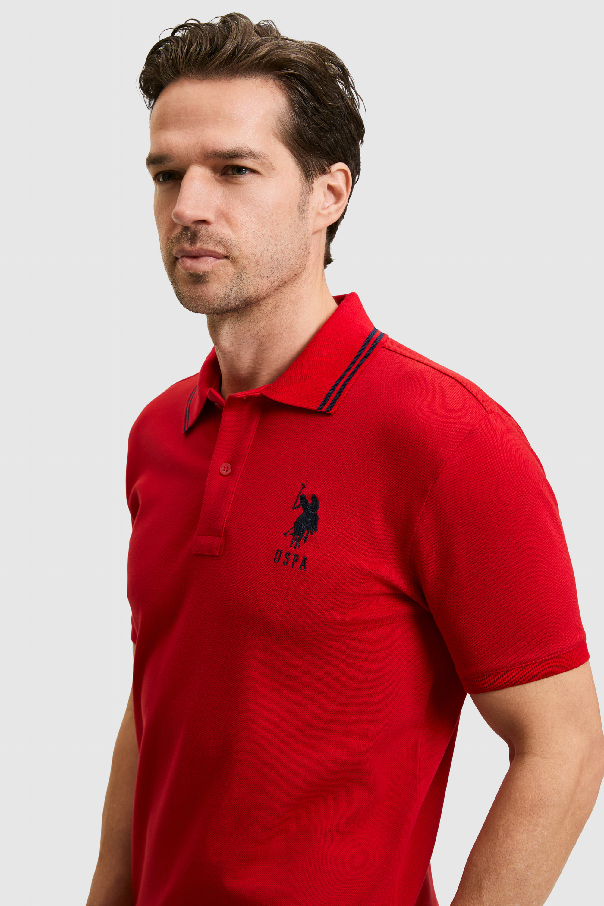 Erkek Kırmızı Basic Tişört - 50322384019