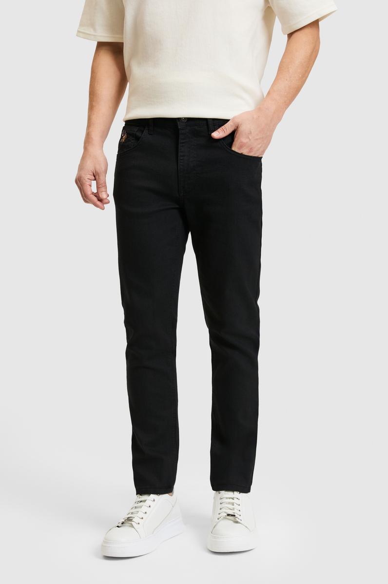 Erkek Siyah Jean Pantolon