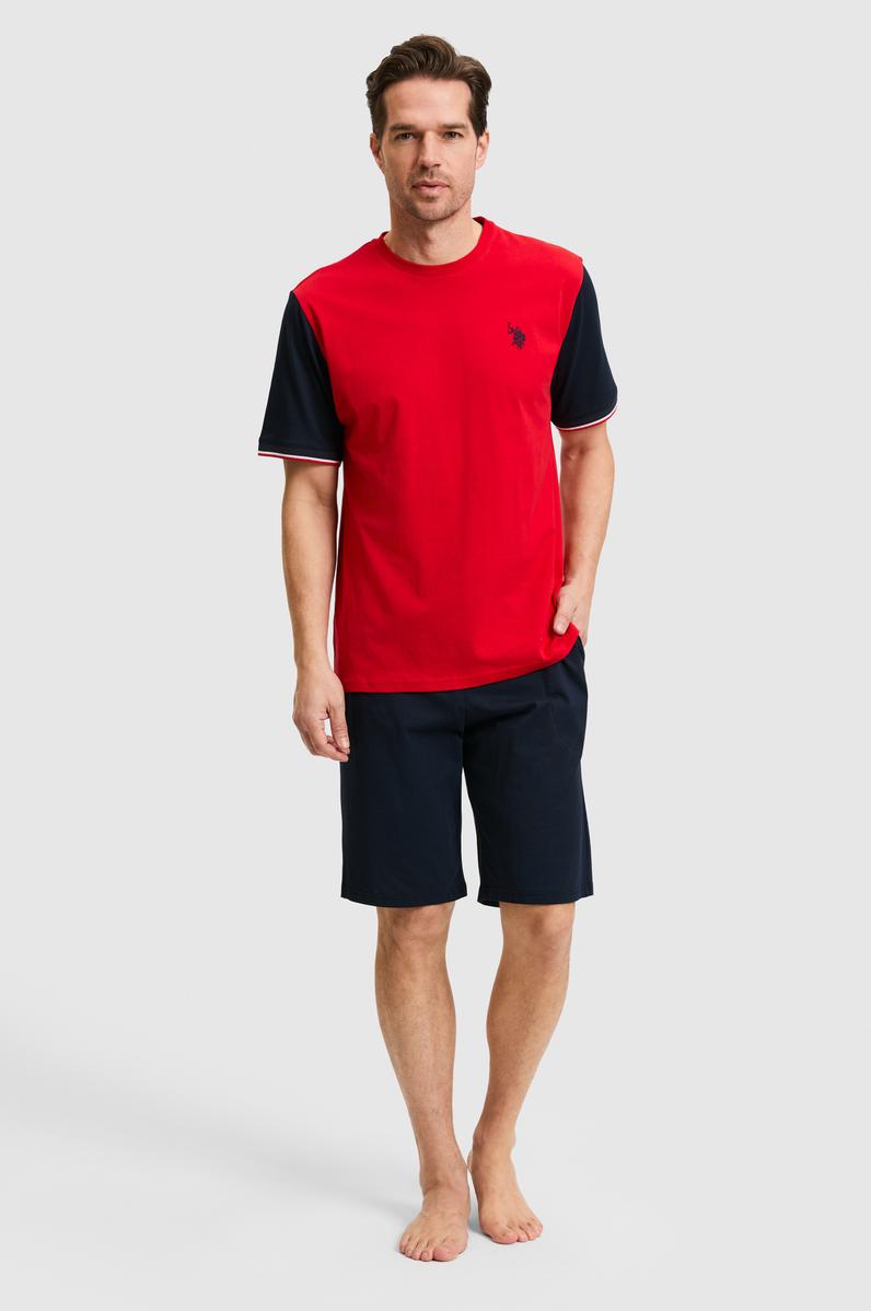 Erkek Kırmızı Pijama Takımı
