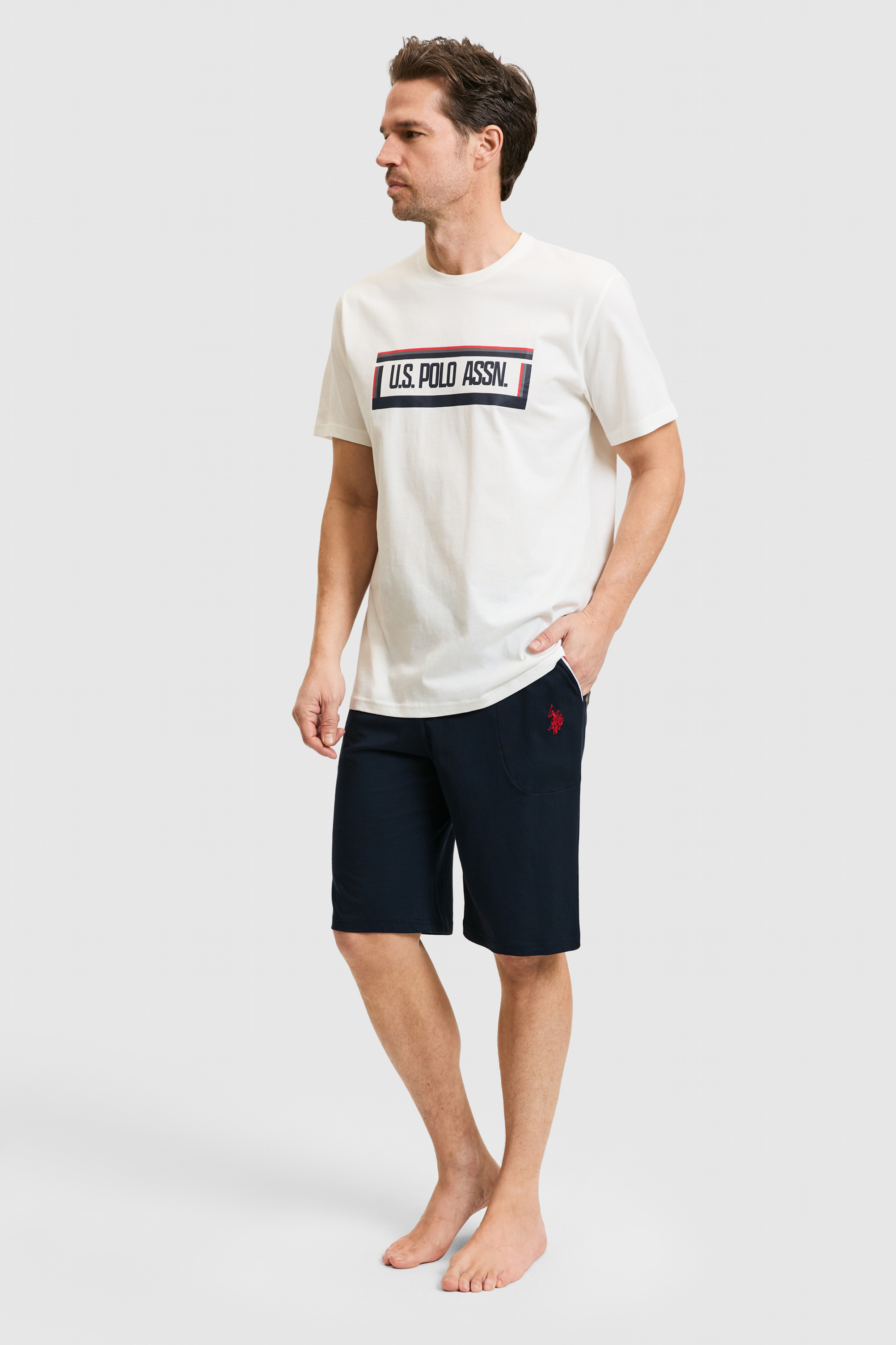 Erkek Beyaz Pijama Takımı - 50326133004