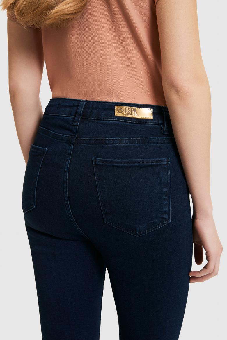 Kadın Koyu Mavi Jean Pantolon - 50307805010