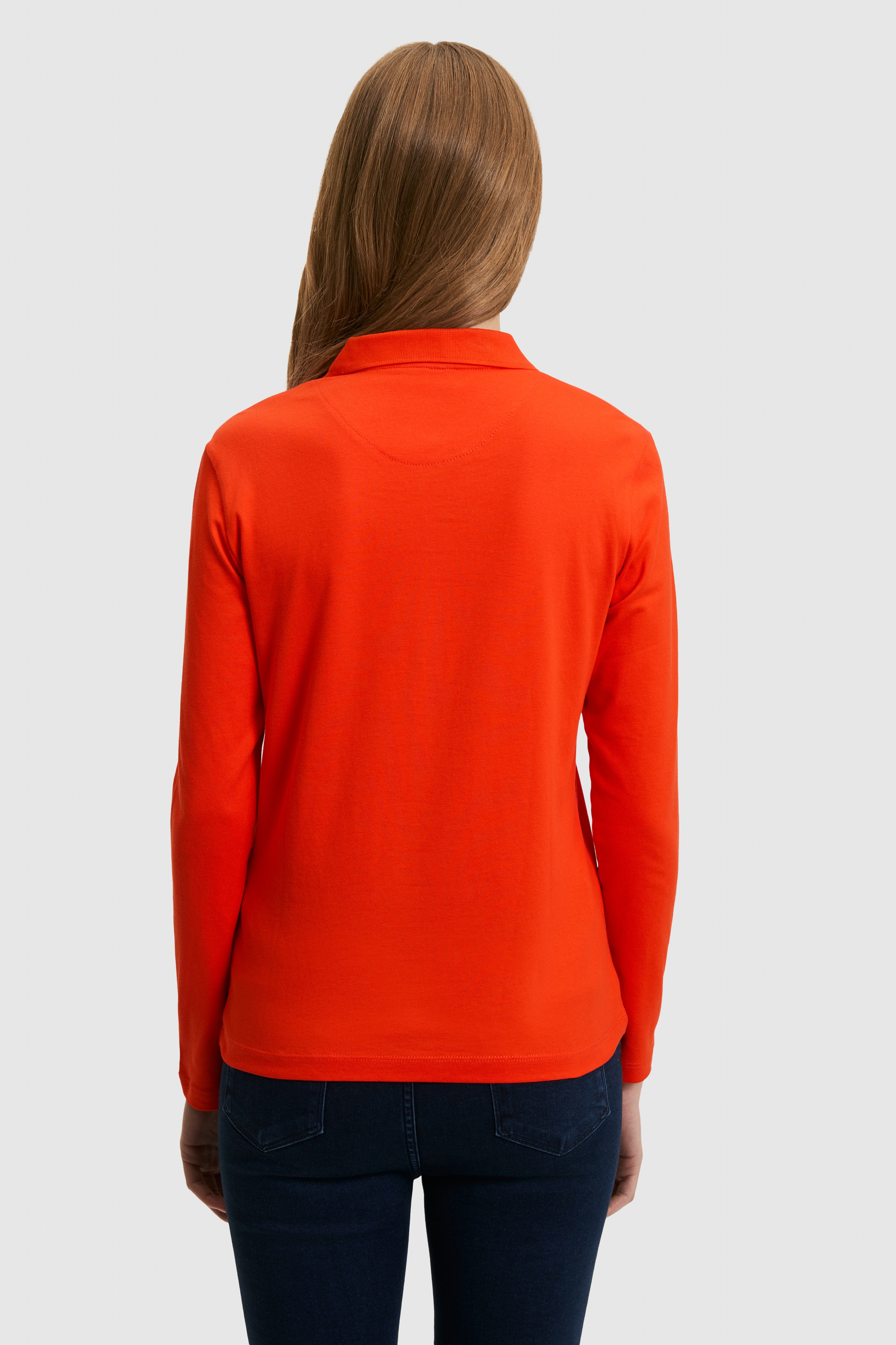 Kadın Turuncu Basic Sweatshirt