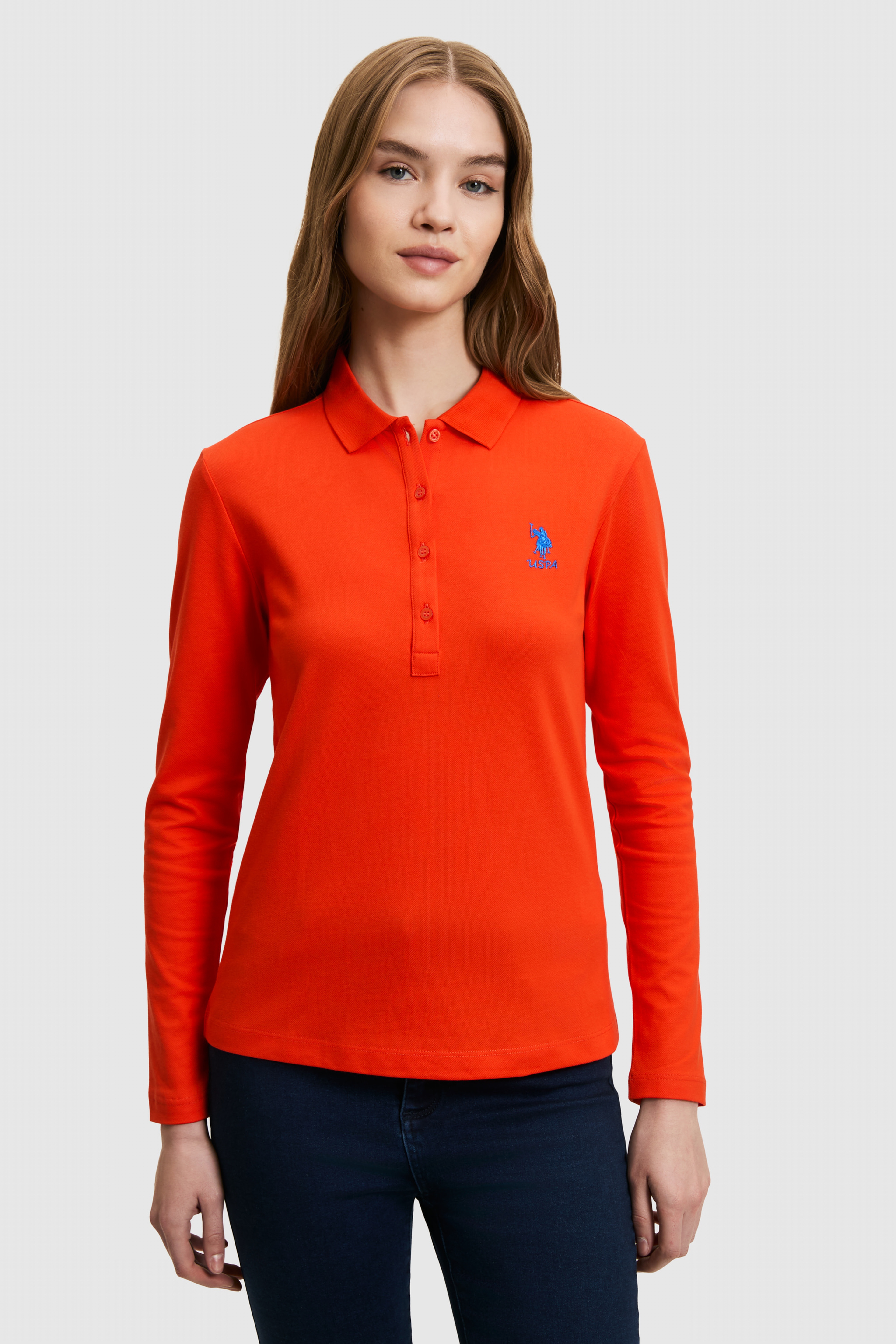 Kadın Turuncu Basic Sweatshirt