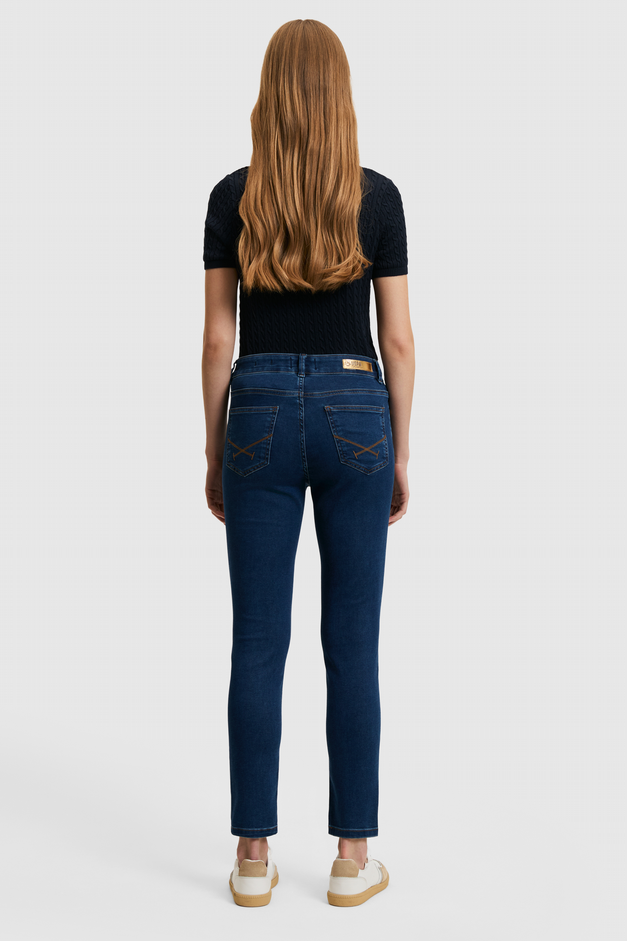 Kadın Koyu Mavi Jean Pantolon - 50321891004
