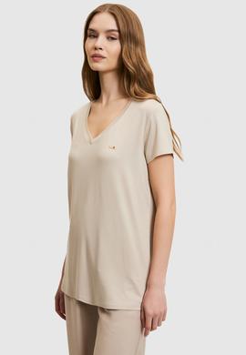 Kadın Taş Basic Tişört - 50323448060