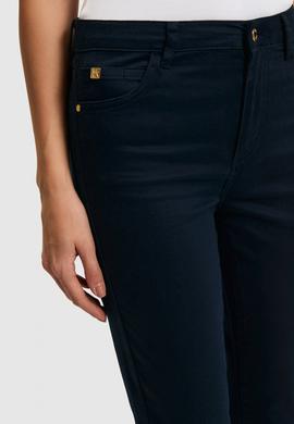 Kadın Lacivert Kanvas Pantolon - 50309156001