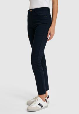 Kadın Lacivert Kanvas Pantolon - 50309156001