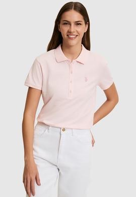 Kadın Açık Pembe Basic Tişört - 50321818117