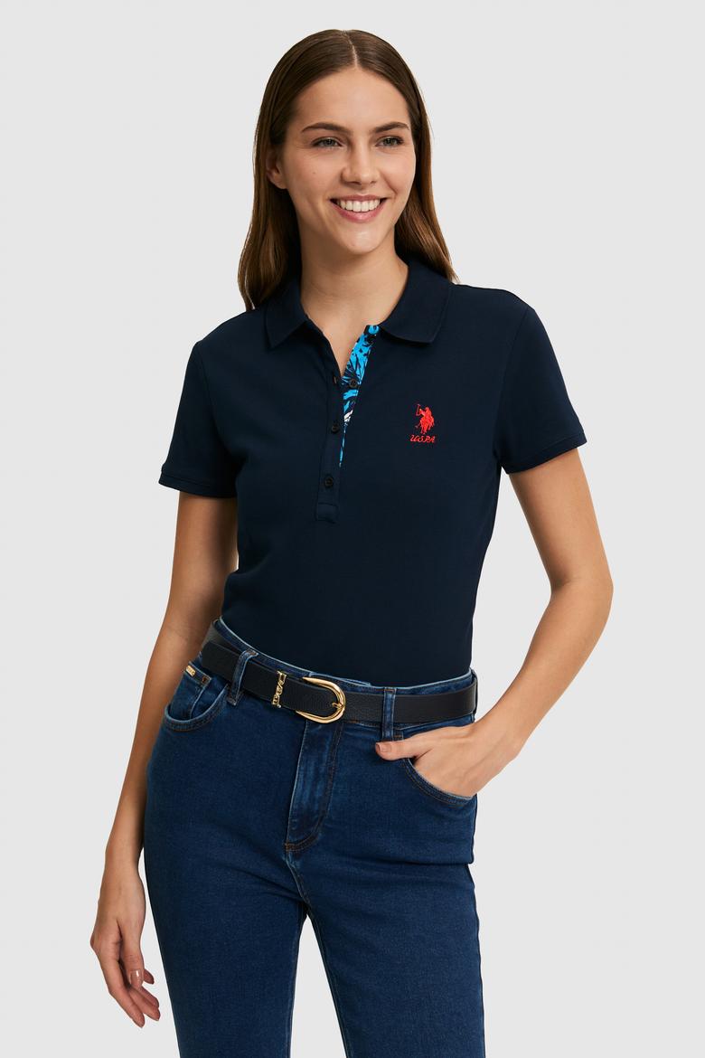 Kadın Lacivert Basic Tişört - 50321798073
