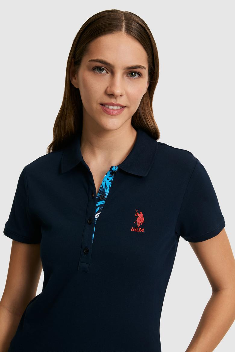 Kadın Lacivert Basic Tişört - 50321798073