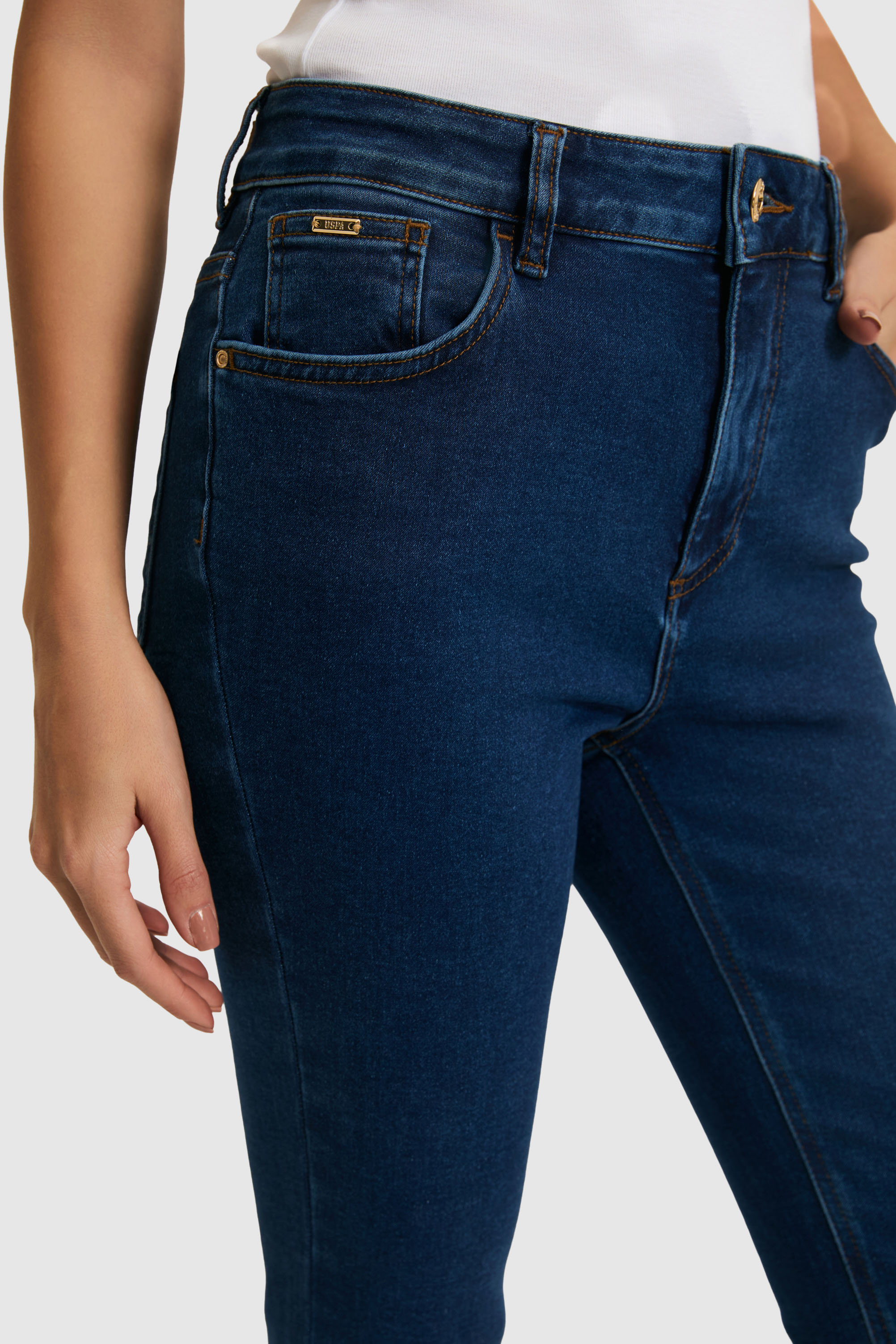 Kadın Koyu Mavi Jean Pantolon - 50325036003