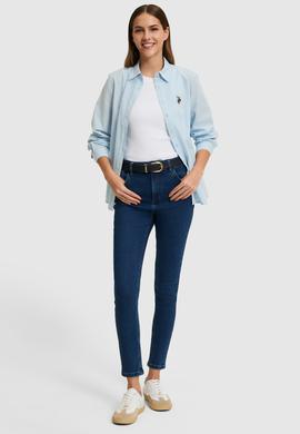 Kadın Koyu Mavi Jean Pantolon - 50325036003