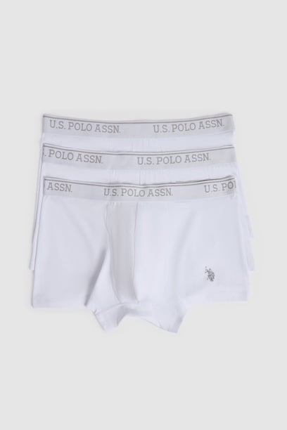 Erkek Beyaz 3'lü Boxer Takımı