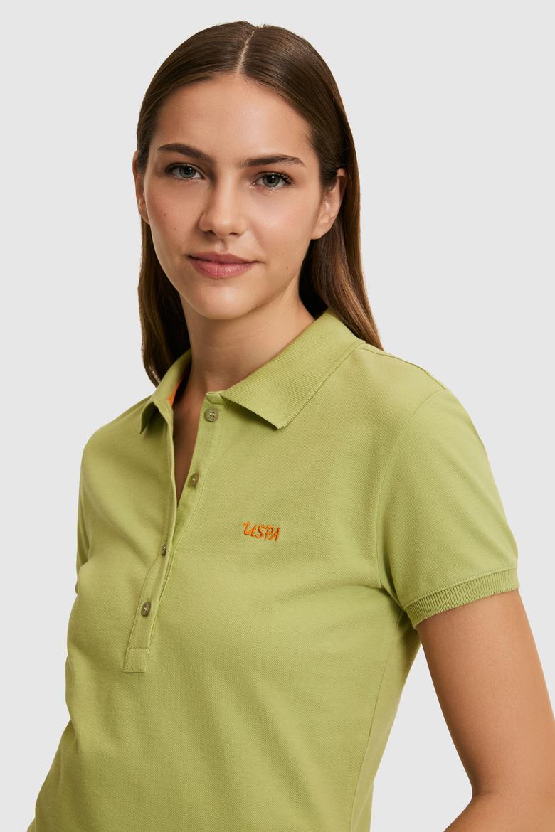Kadın Yeşil Basic Tişört - 50323461044