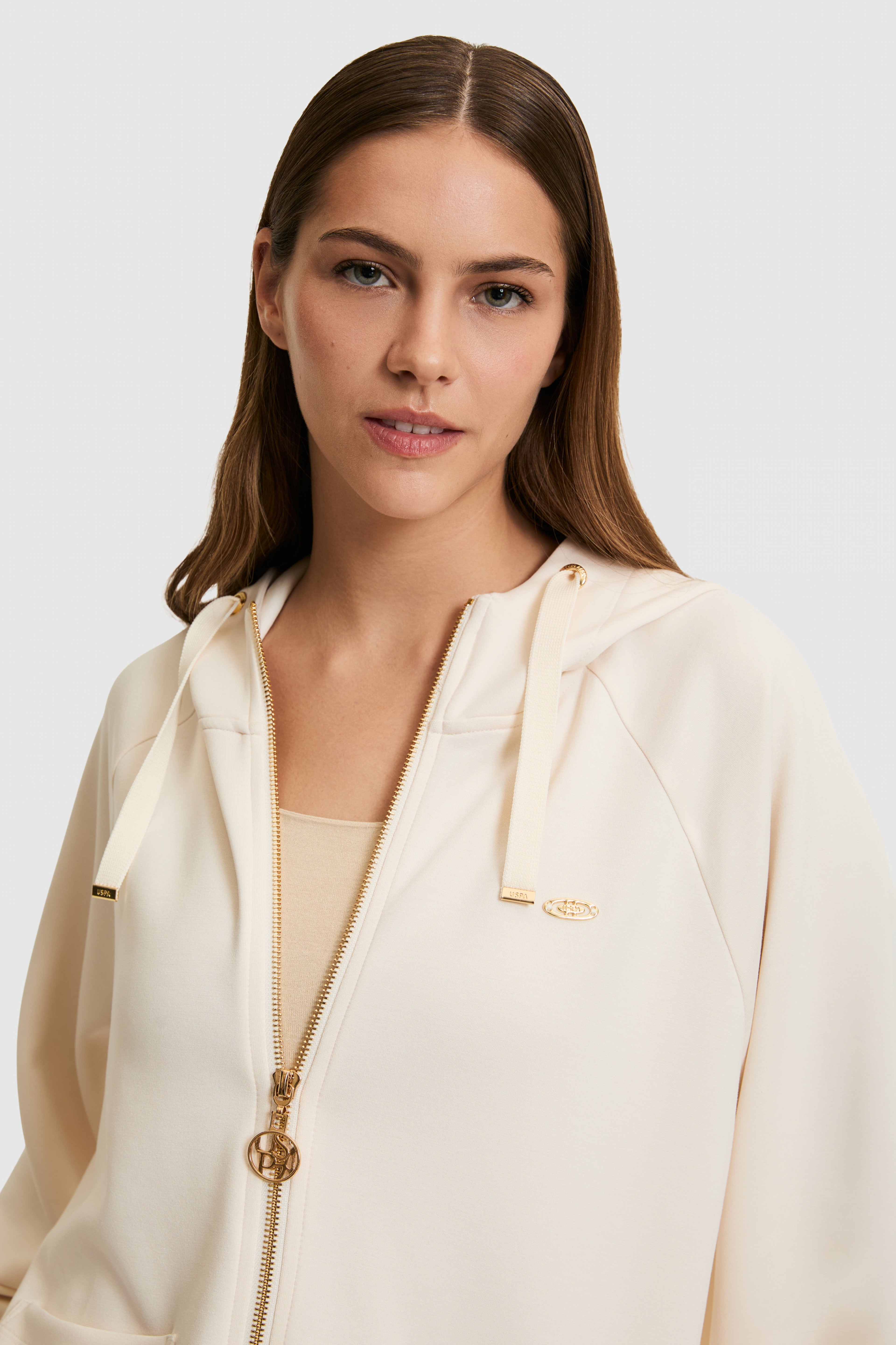 Kadın Krem Sweatshirt - Image 2