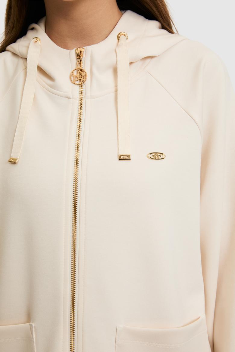 Kadın Krem Sweatshirt - 50322006001