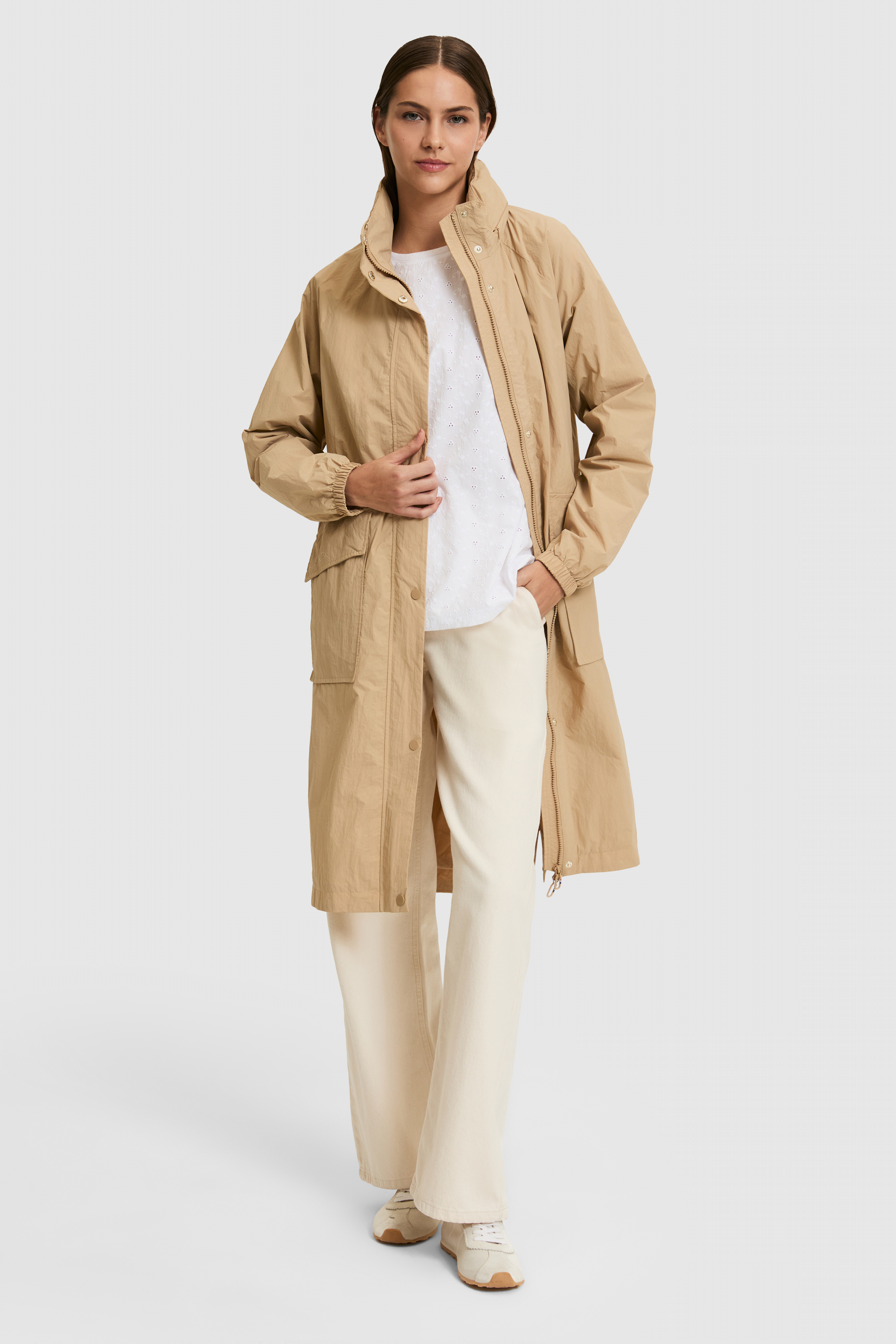 Kadın Camel Trençkot - 50319257005