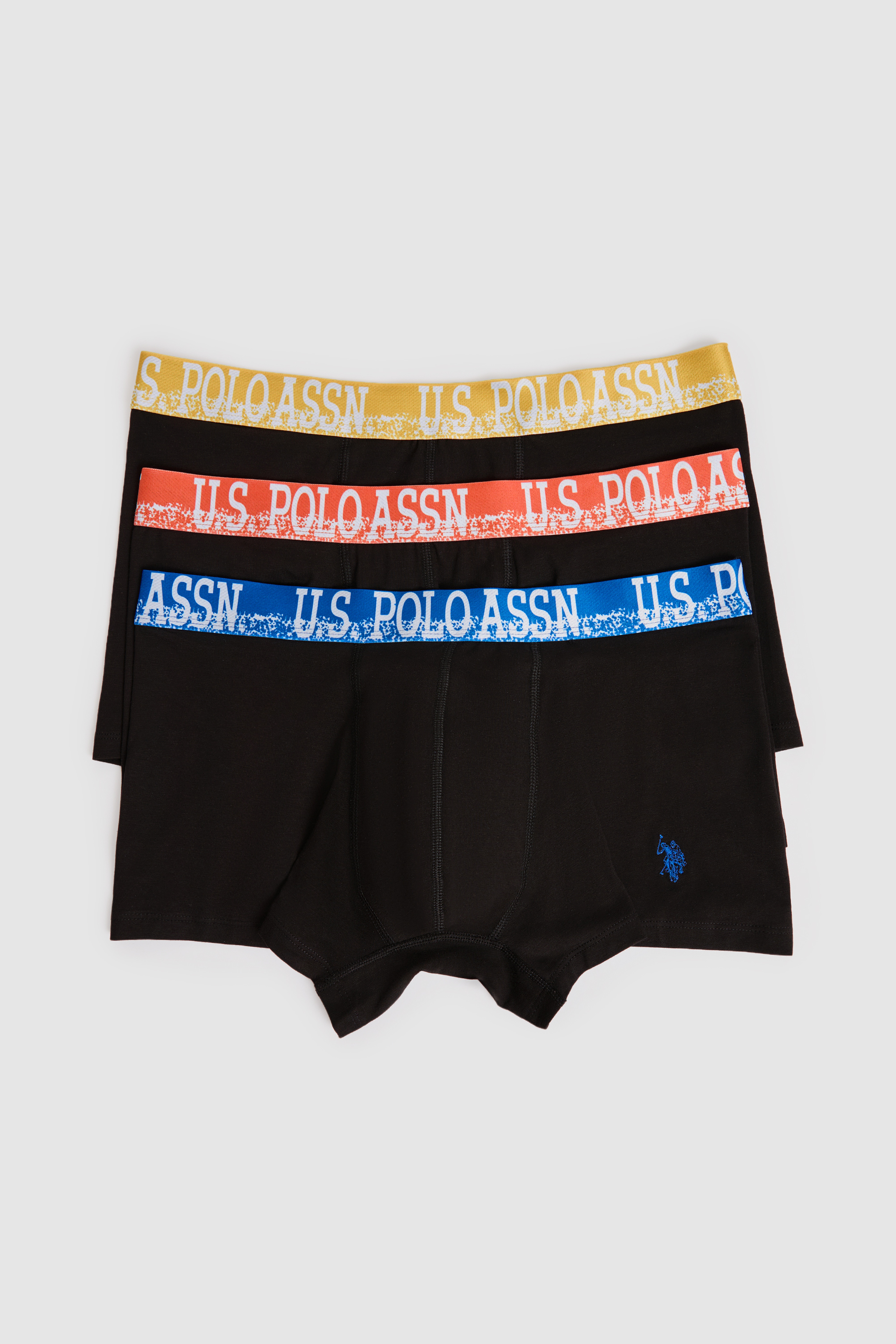 Erkek Siyah 3'lü Boxer Takımı