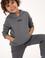 Erkek Çocuk Gri Kapüşonlu Sweatshirt