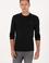 Erkek Slim Fit Bisiklet Yaka Siyah Süprem Basic Sweatshirt