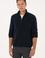 Erkek Regular Fit Lacivert Polar Yarım Fermuarlı Basic Sweatshirt
