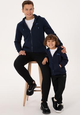 Erkek Regular Fit Lacivert Şardonlu Örme Hırka - 50313755001