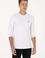Erkek Slim Fit Bisiklet Yaka Beyaz Süprem Basic Sweatshirt