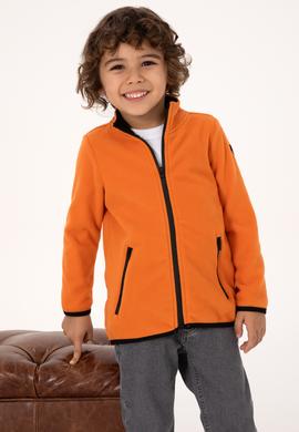 Erkek Çocuk Bakır Polar Örme Hırka - 50313853094