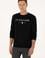 Erkek Regular Fit Bisiklet Yaka Siyah İnce Basic Sweatshirt