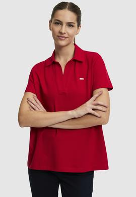 Kadın Kırmızı Basic Tişört - 50323447085