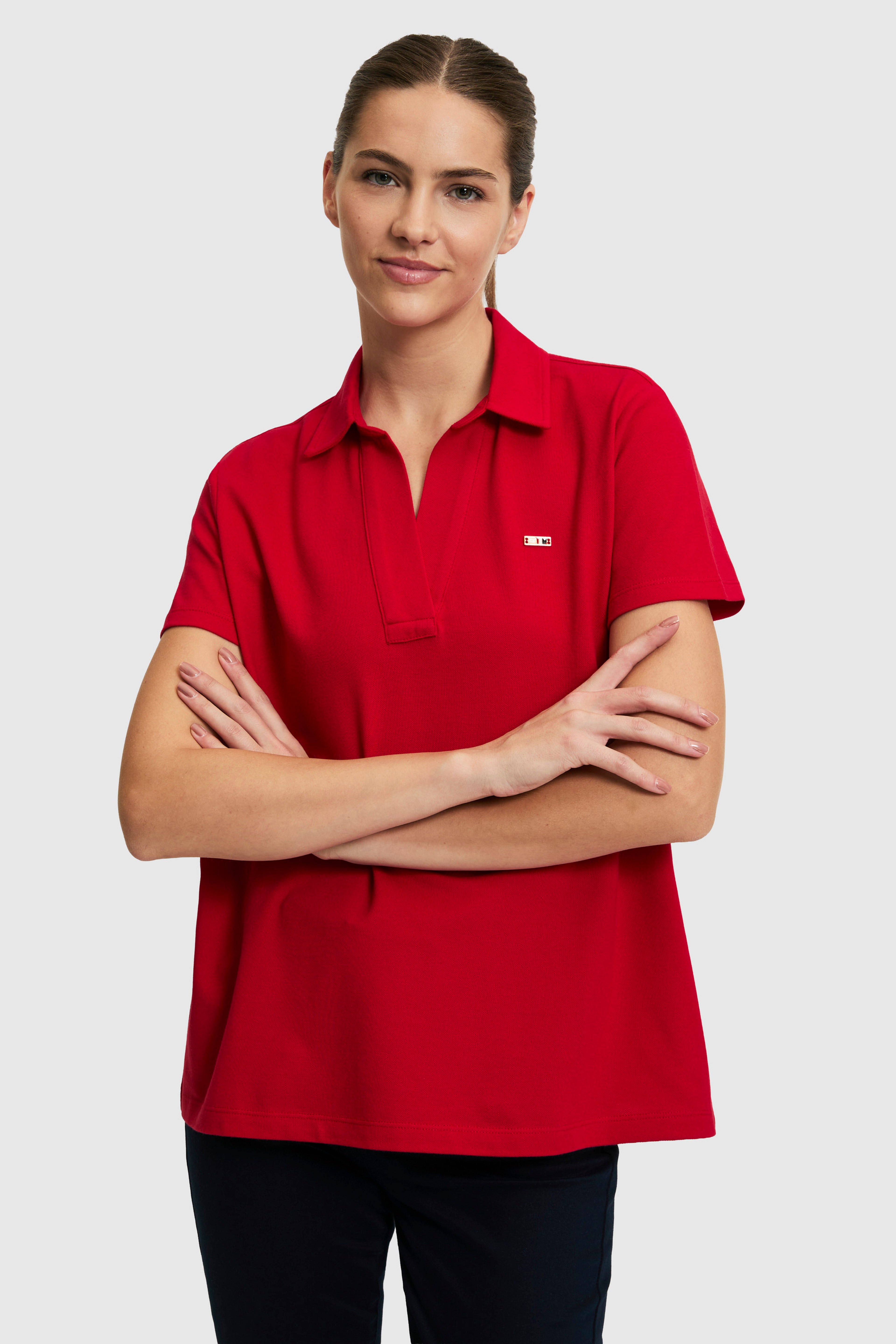 Kadın Kırmızı Basic Tişört