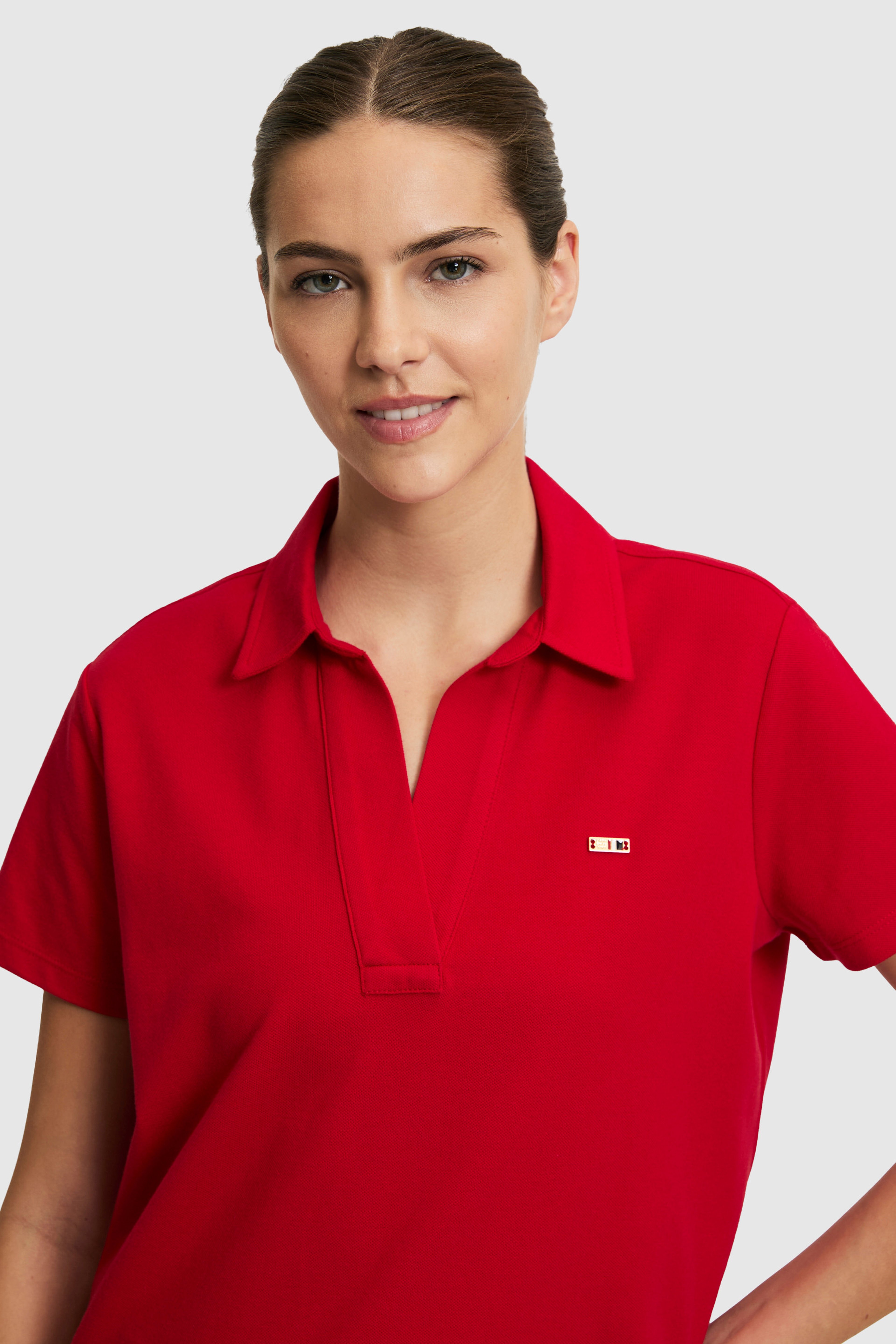 Kadın Kırmızı Basic Tişört