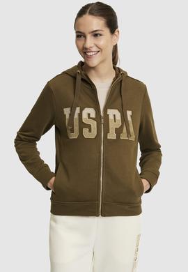Kadın Haki Basic Sweatshirt - 50289540031