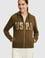 Kadın Haki Basic Sweatshirt