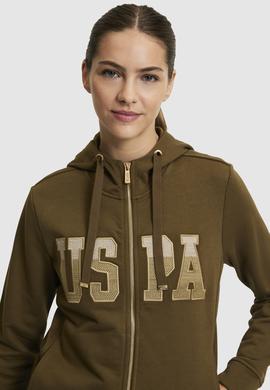 Kadın Haki Basic Sweatshirt - 50289540031