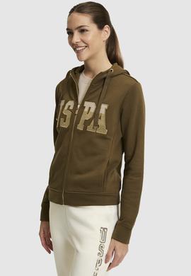 Kadın Haki Basic Sweatshirt - 50289540031