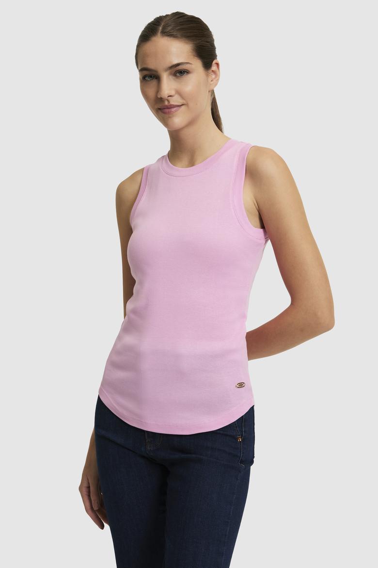Kadın Pembe Basic Tişört - 50321799069