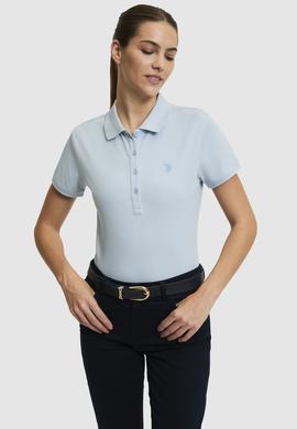 Kadın Açık Mavi Basic Tişört - 50321818157