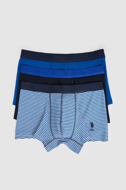 Erkek Saks 3'lü Boxer Takımı