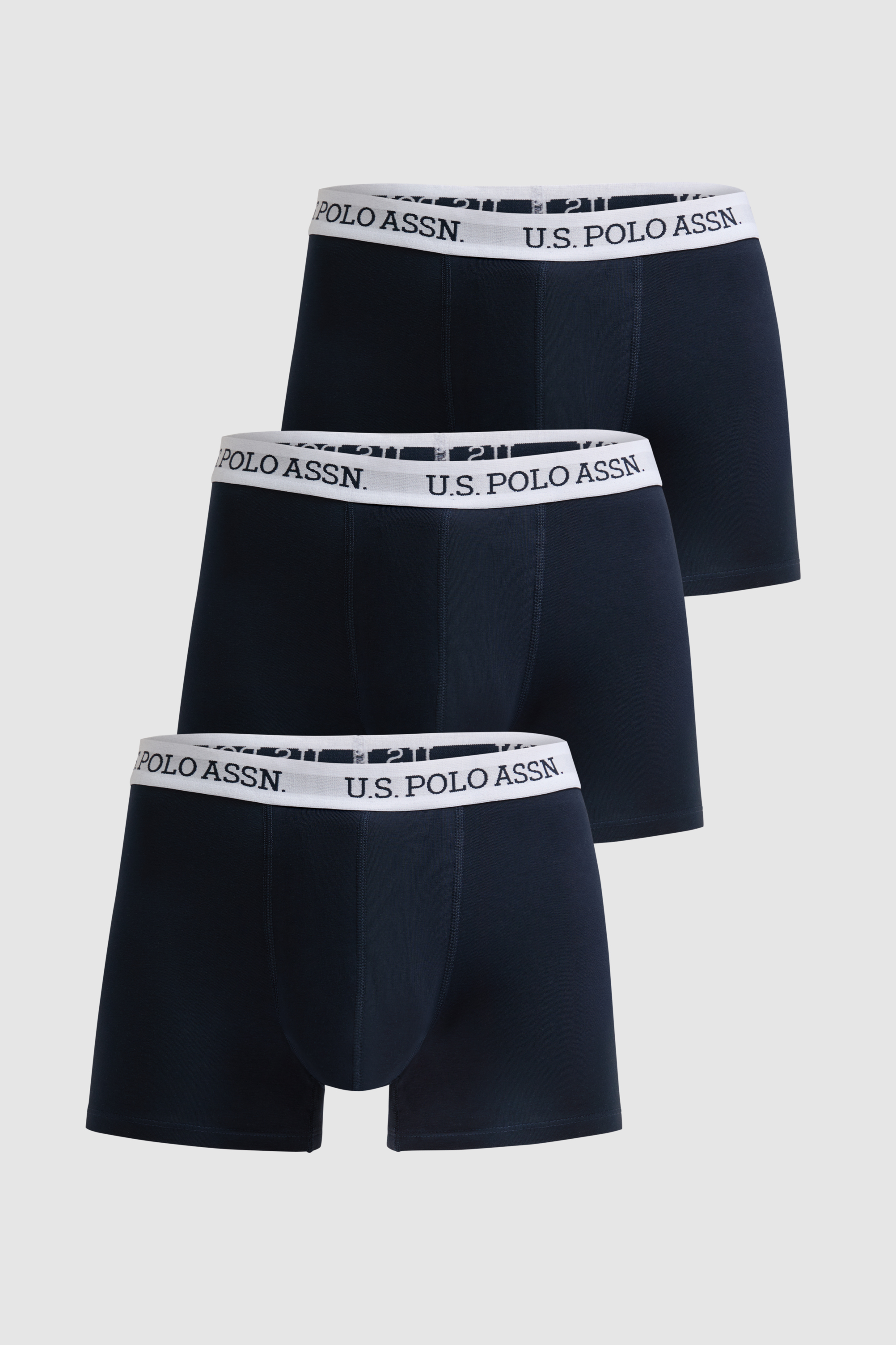 Erkek Lacivert 3'lü Boxer Takımı