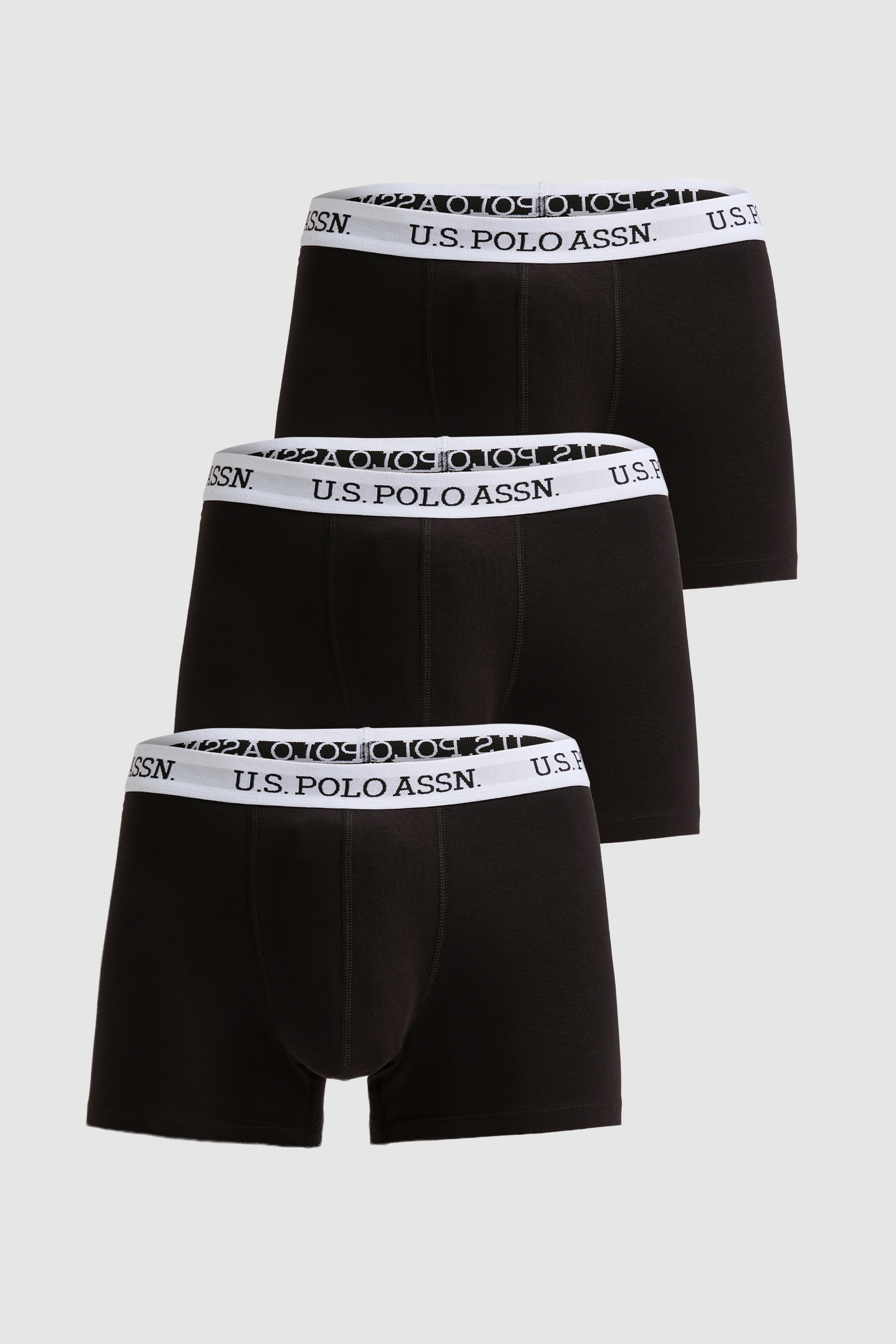 Erkek Siyah 3'lü Boxer Takımı