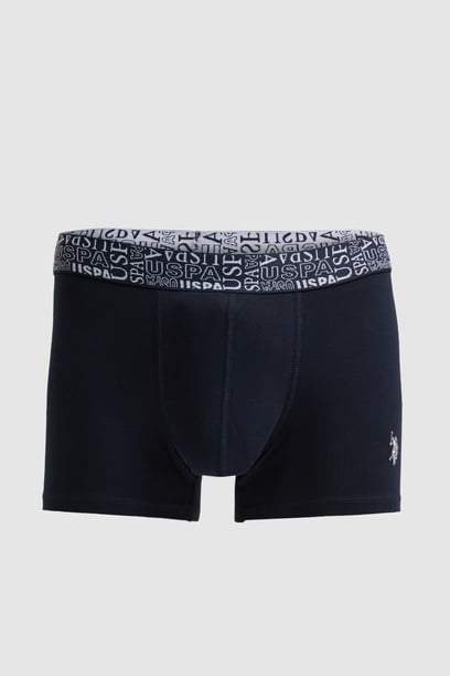 Erkek Lacivert 3'lü Boxer Takımı