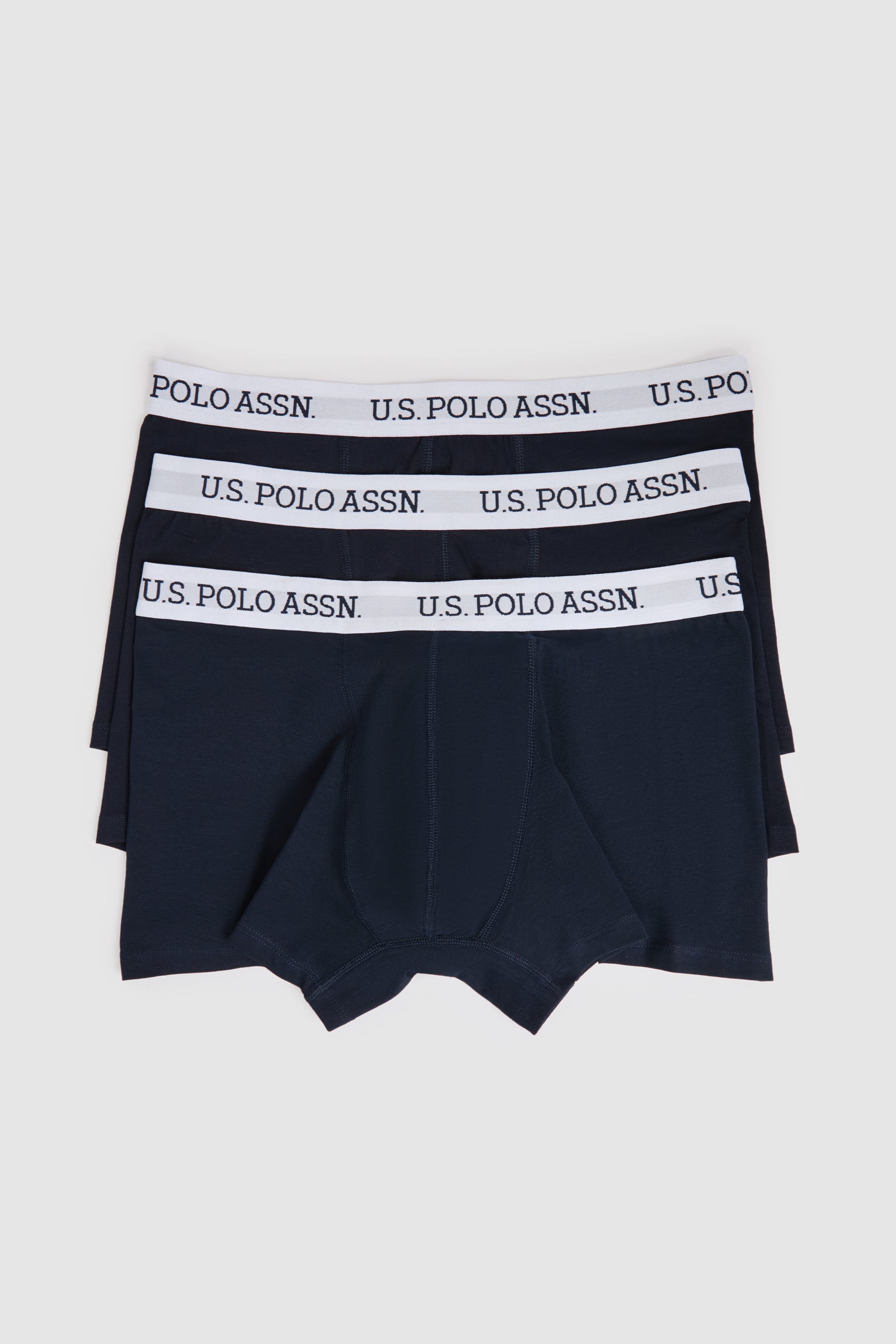 Erkek Lacivert 3'lü Boxer Takımı
