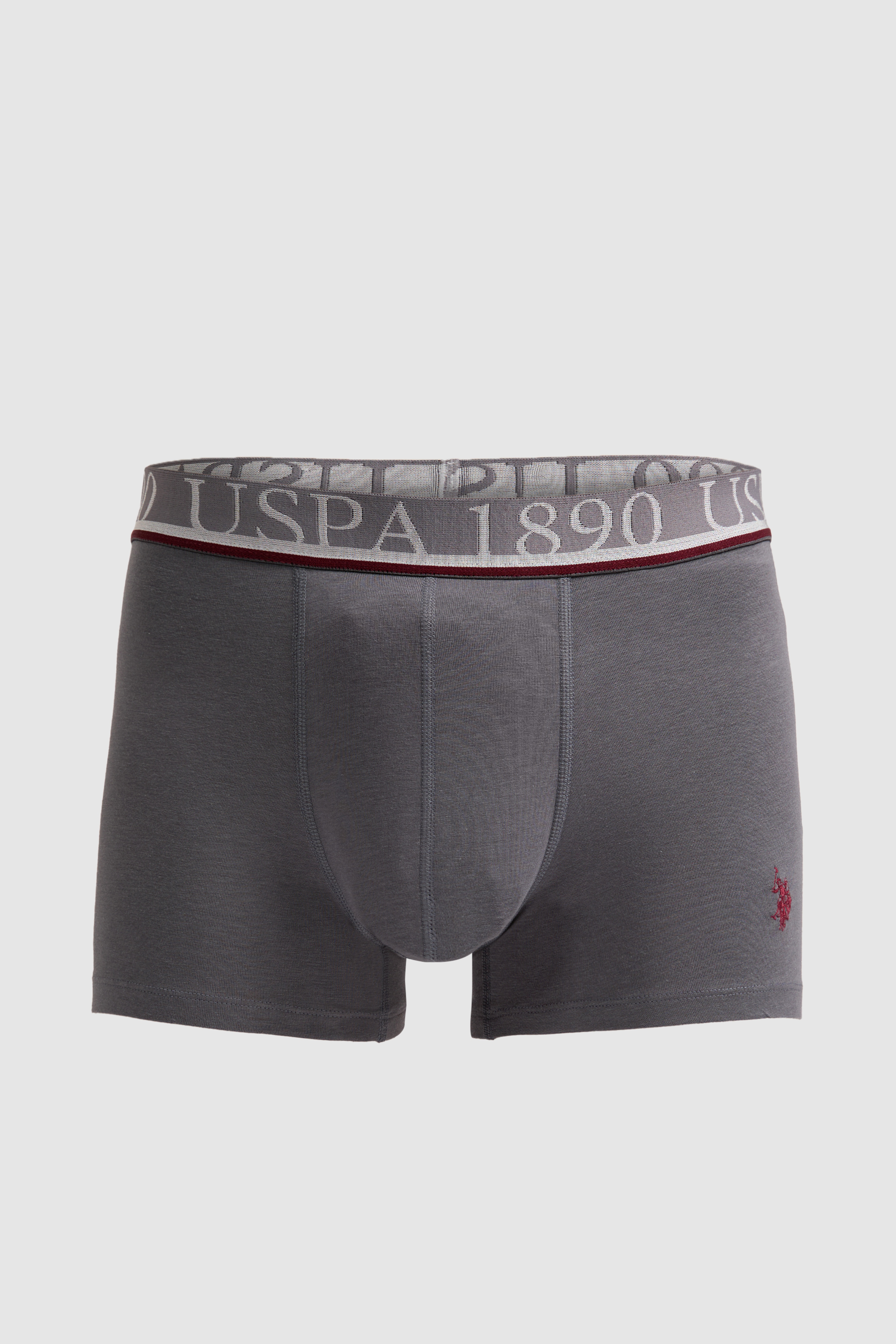 Erkek Bordo 3'lü Boxer Takımı