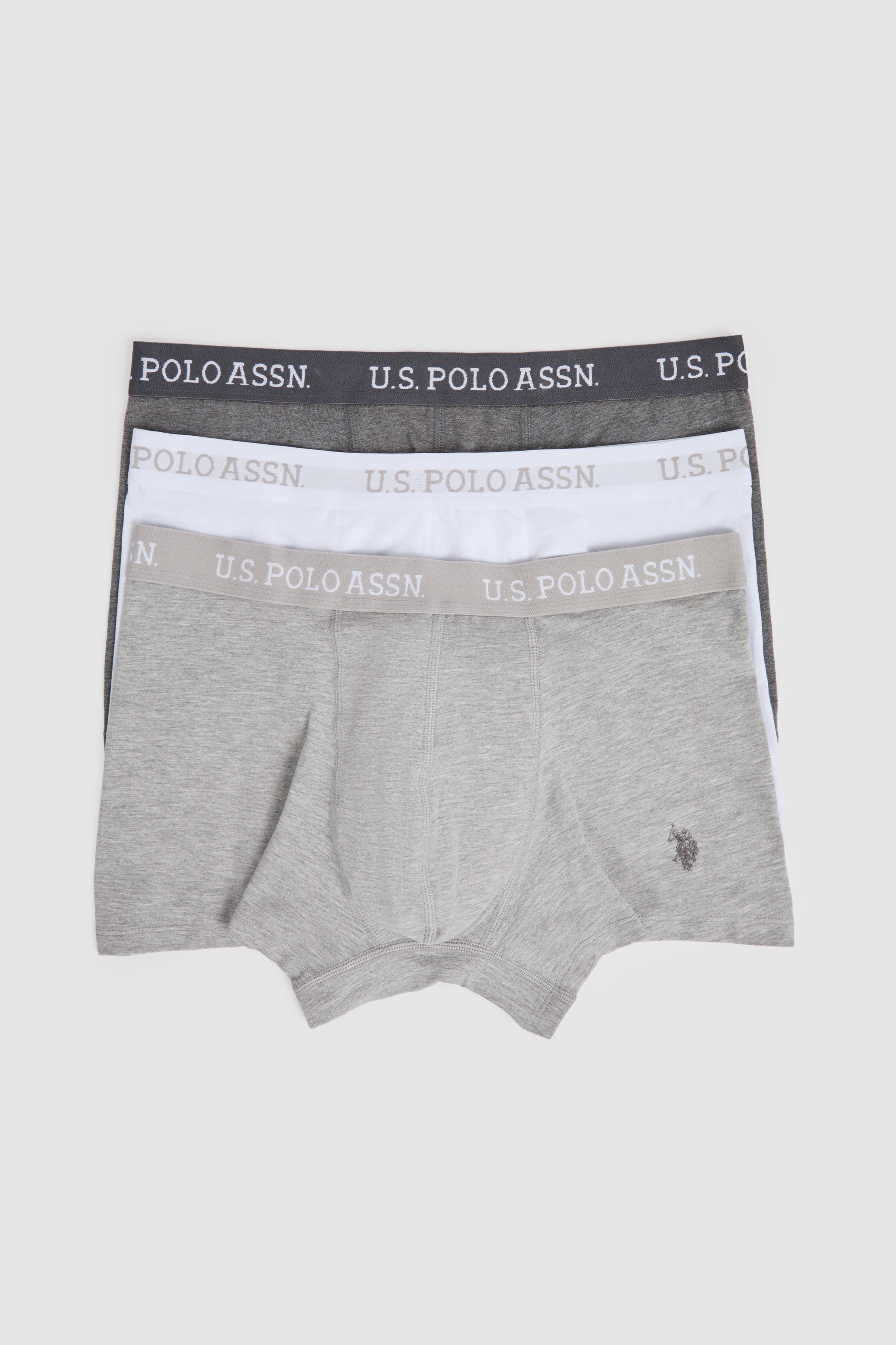 Erkek Antrasit Melanj 3'lü Boxer Takımı - Image 2