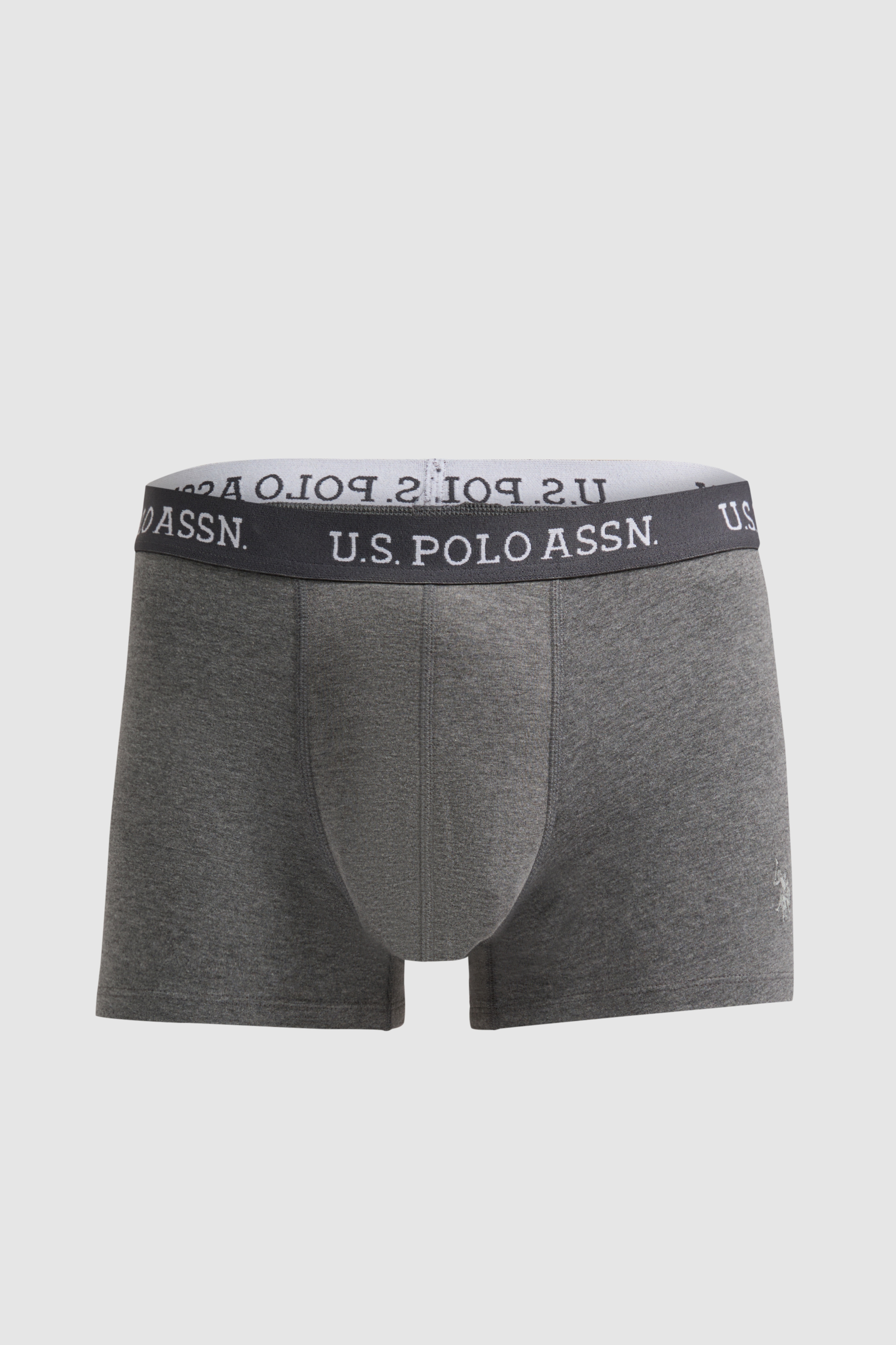 Erkek Antrasit Melanj 3'lü Boxer Takımı